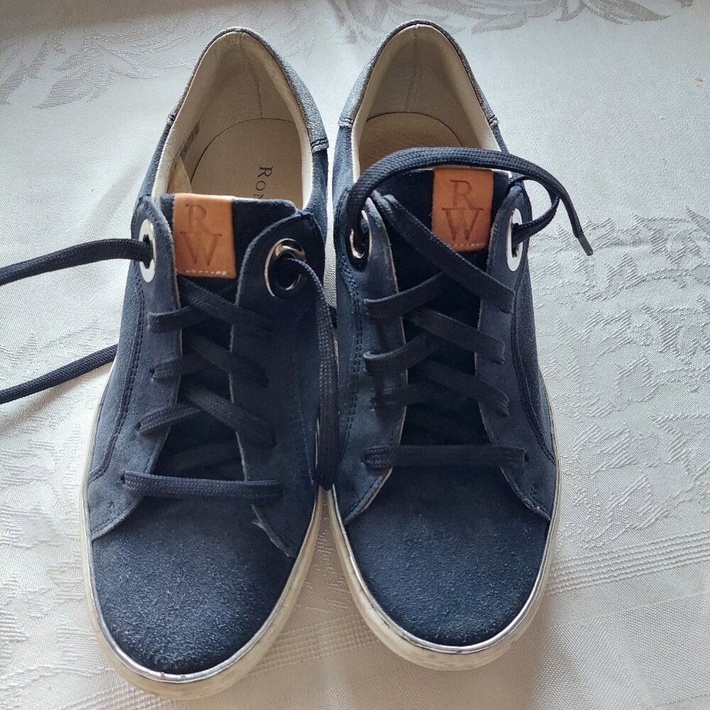 Ron White Okeda Sneaker Shoes Women's Size 6.5/7, EU37 Navy Blue